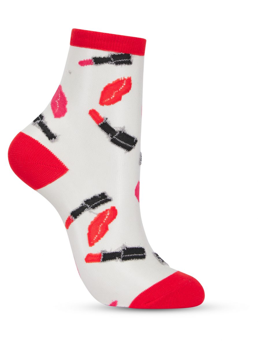 Lipstick & Kisses Socks
