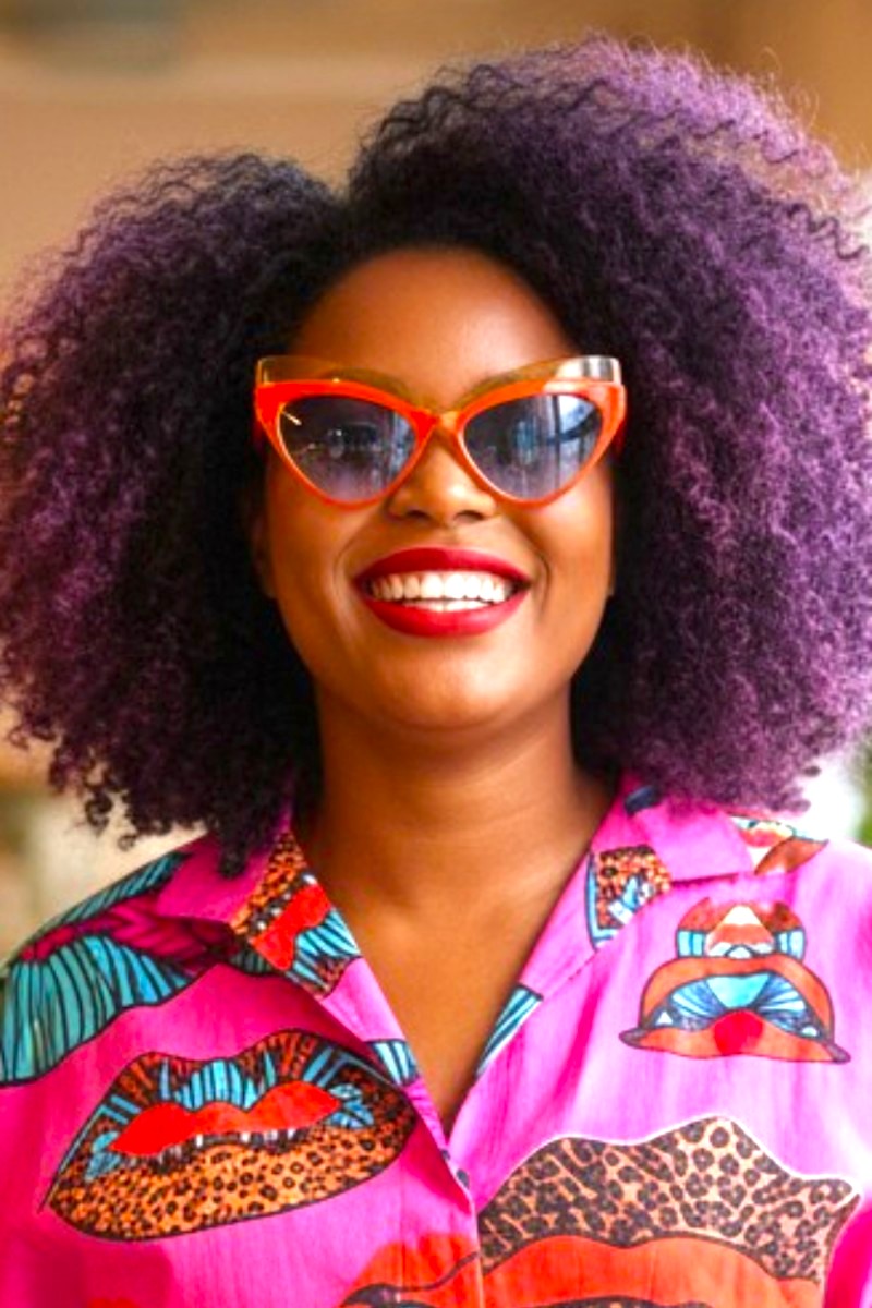 Red 1950s Cat Eye Sunglasses